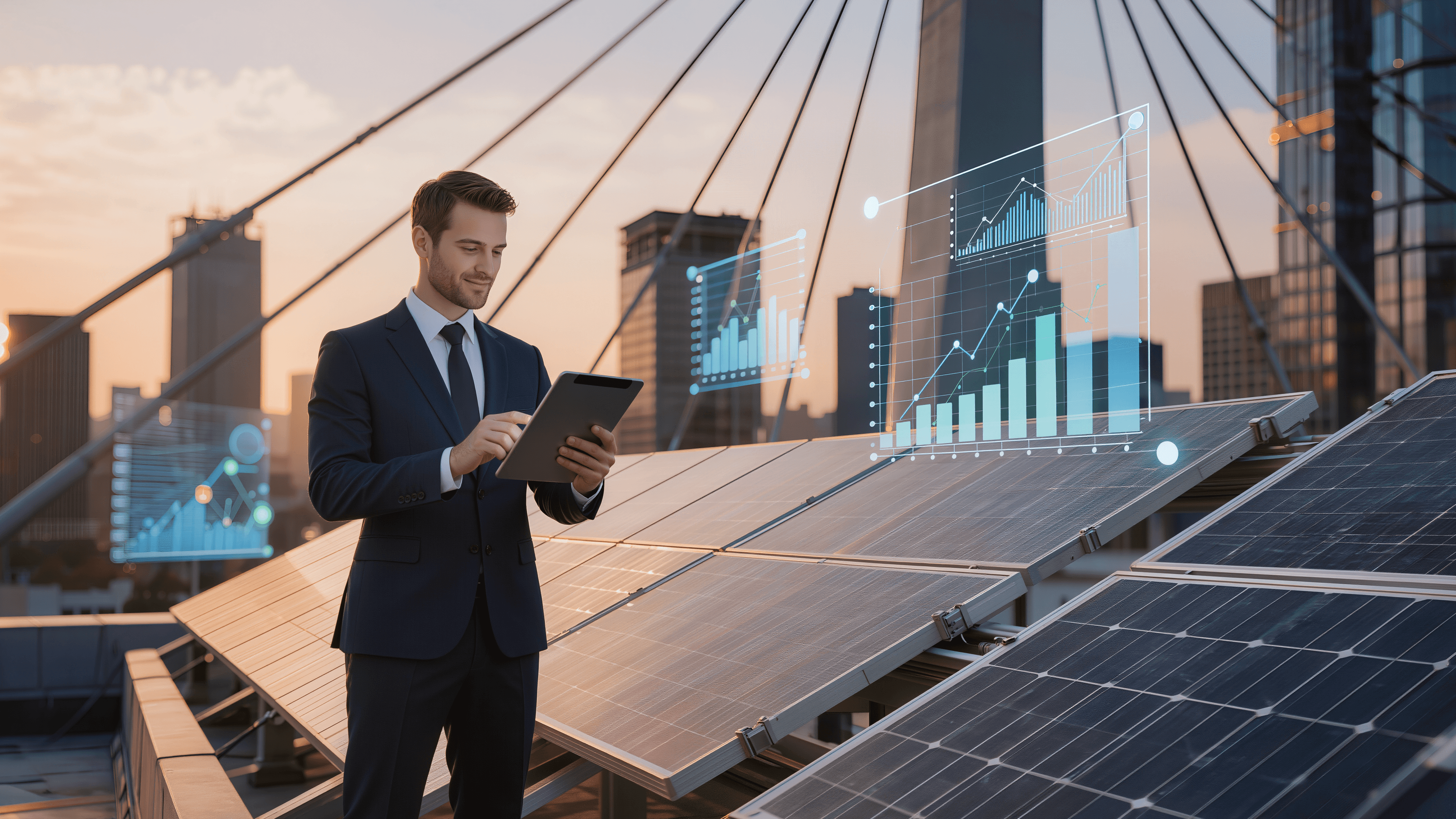 Ambiance opérations et infrastructures : portefeuille d’actifs énergétiques.